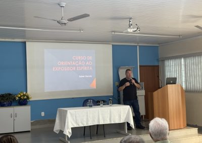 Edmir Garcia – trazendo sua experiência como preletor;