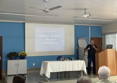 Edmir Garcia – trazendo sua experiência como preletor;